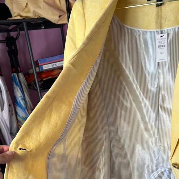 Talbots Women's Yellow Blazer - Picture 7 of 9